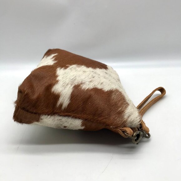 Myra Bag Snowy & Cocoa Hairon Pouch - Picture 4 of 10